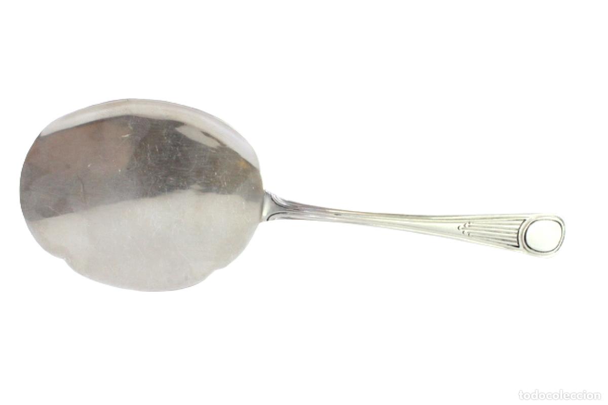 Antig&uuml;edades: Cuchara de helado de plata - Foto 1