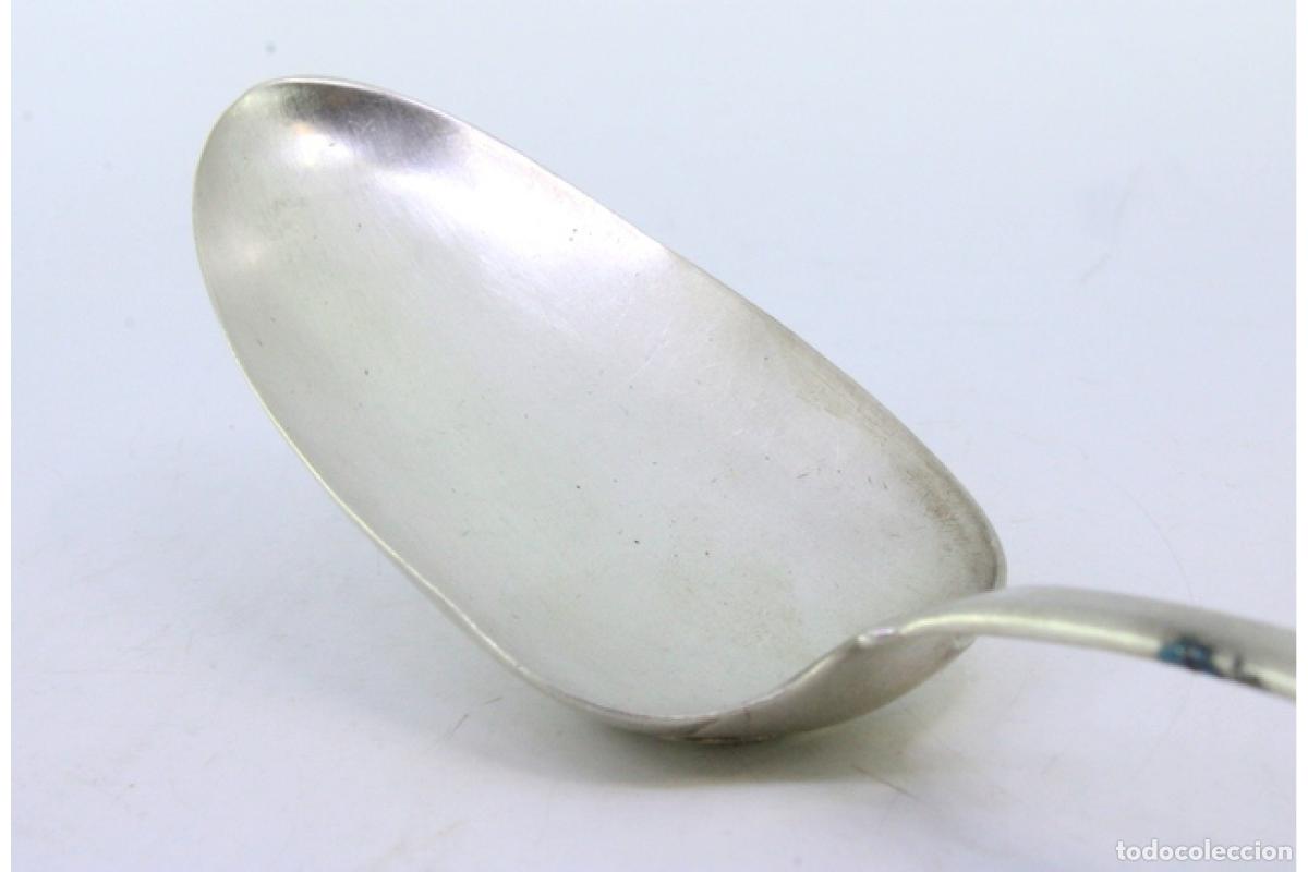 Antig&uuml;edades: Cuchara de plata para servir arroz - Foto 2