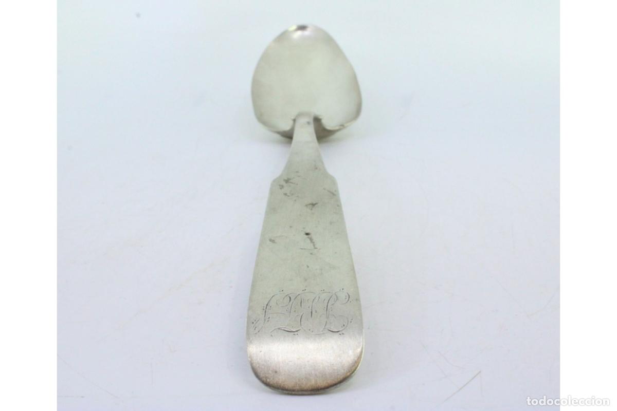 Antig&uuml;edades: Cuchara de plata para servir arroz - Foto 5