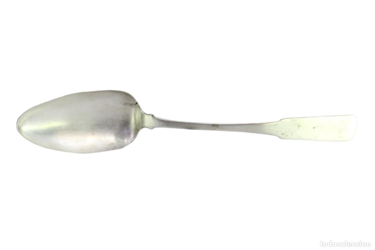 Antig&uuml;edades: Cuchara de plata para servir arroz - Foto 1