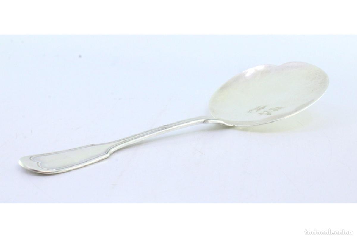Antig&uuml;edades: Cuchara de helado de plata - Foto 5