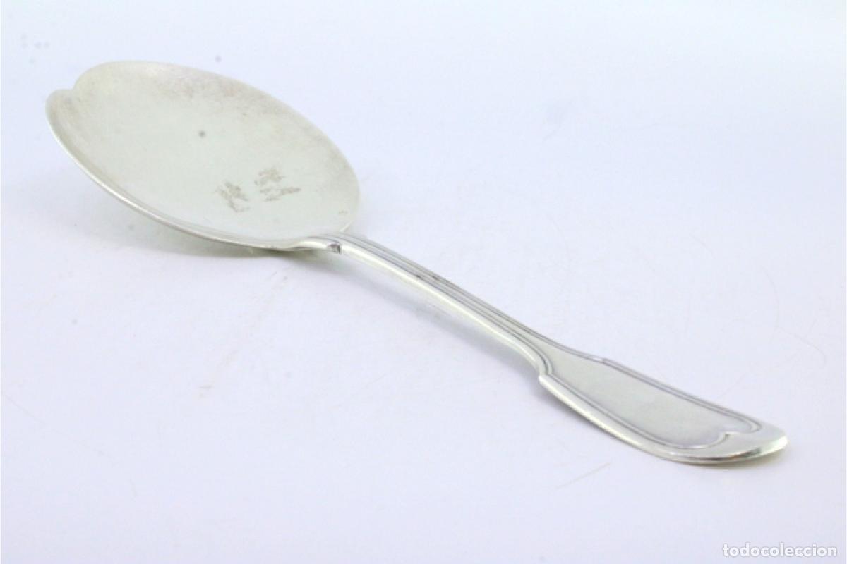 Antig&uuml;edades: Cuchara de helado de plata - Foto 6