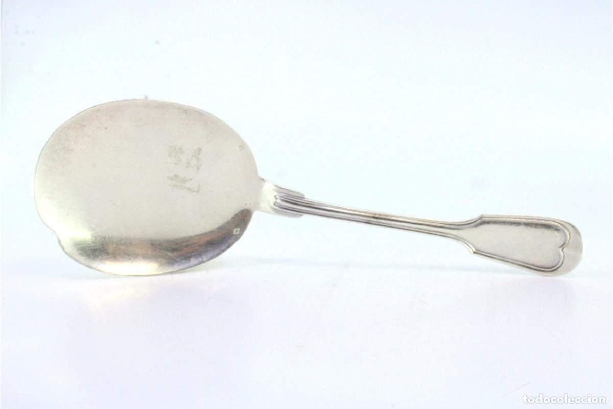 Antig&uuml;edades: Cuchara de helado de plata - Foto 7