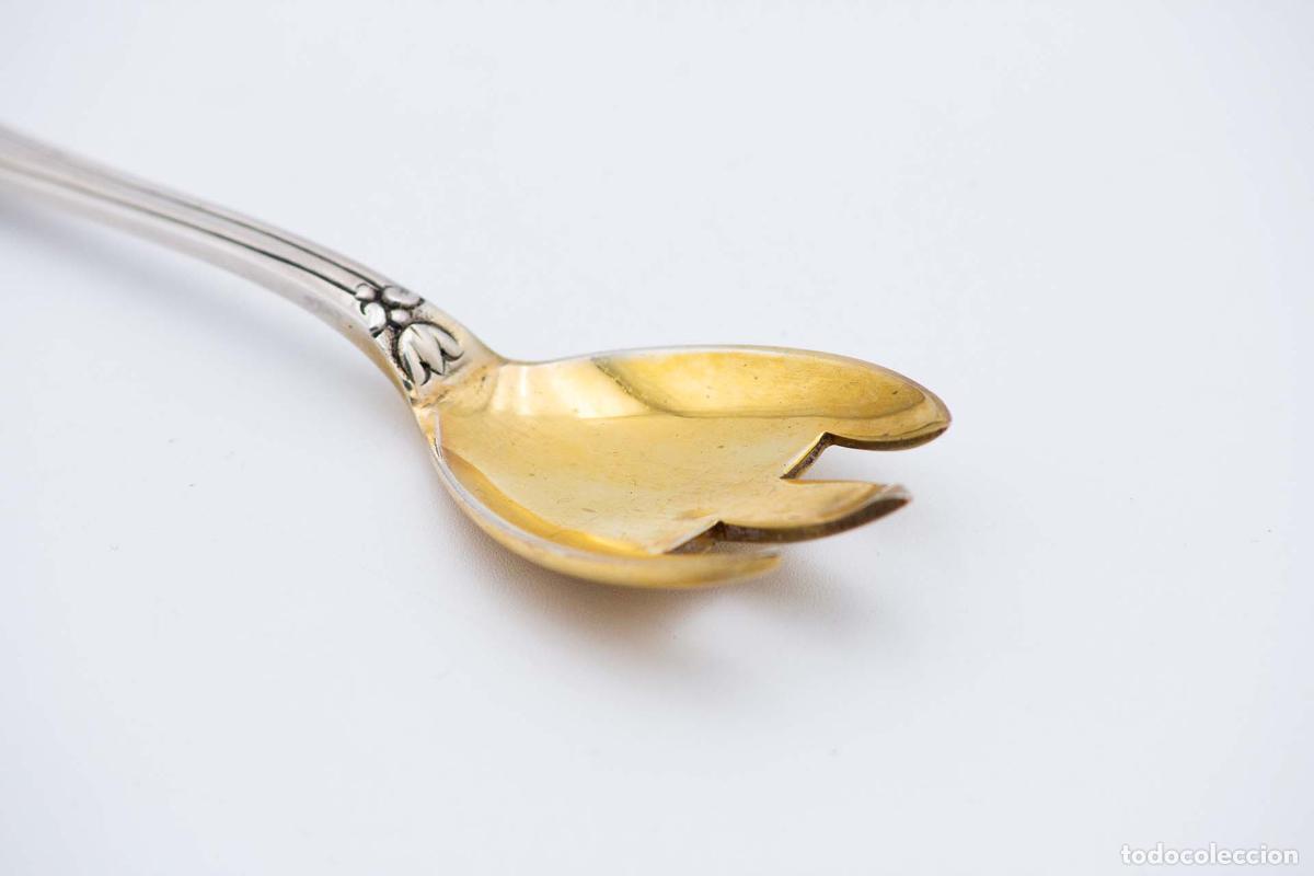 Antig&uuml;edades: cuchara de espagueti de plata - Foto 2