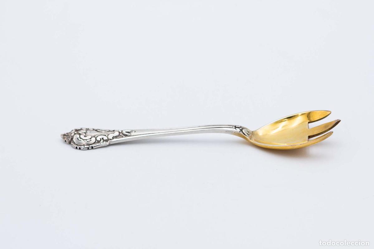 Antig&uuml;edades: cuchara de espagueti de plata - Foto 3
