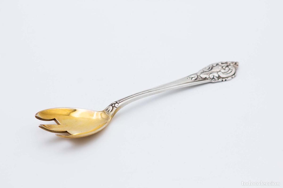 Antig&uuml;edades: cuchara de espagueti de plata - Foto 1