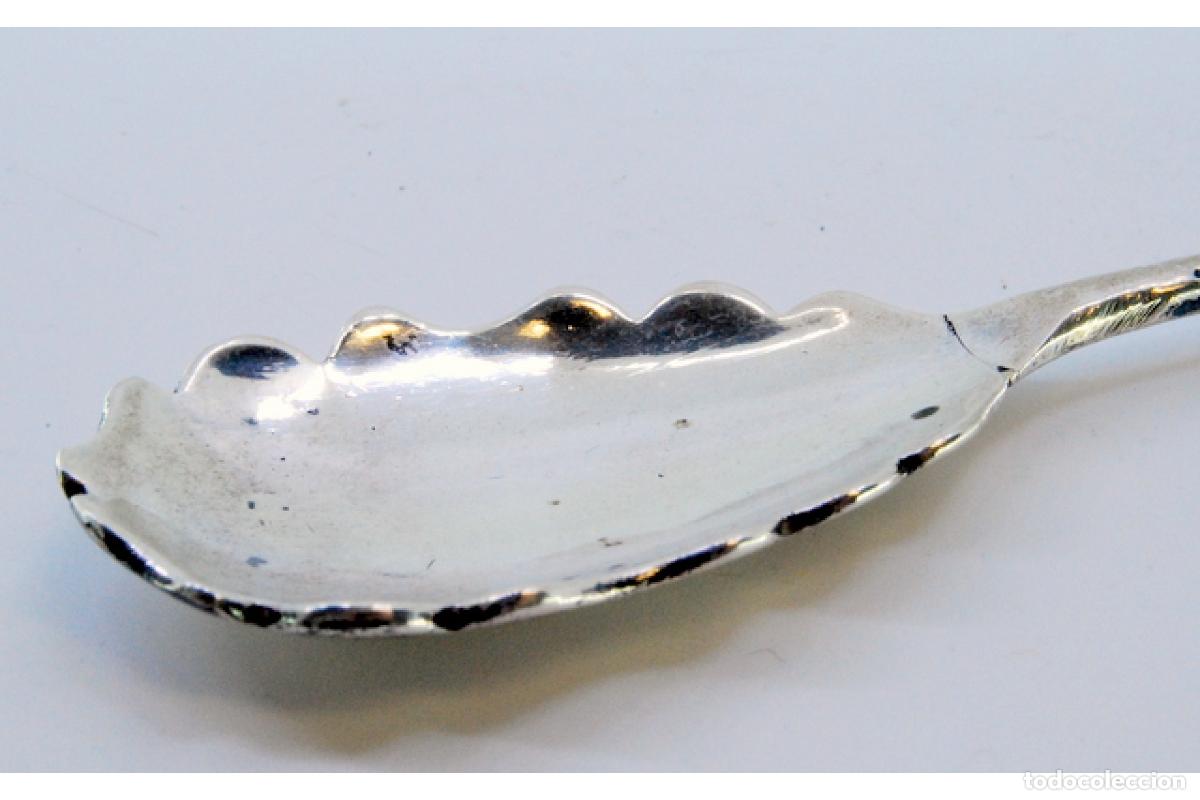 Antig&uuml;edades: Cuchara de plata para servir bebidas - Foto 7