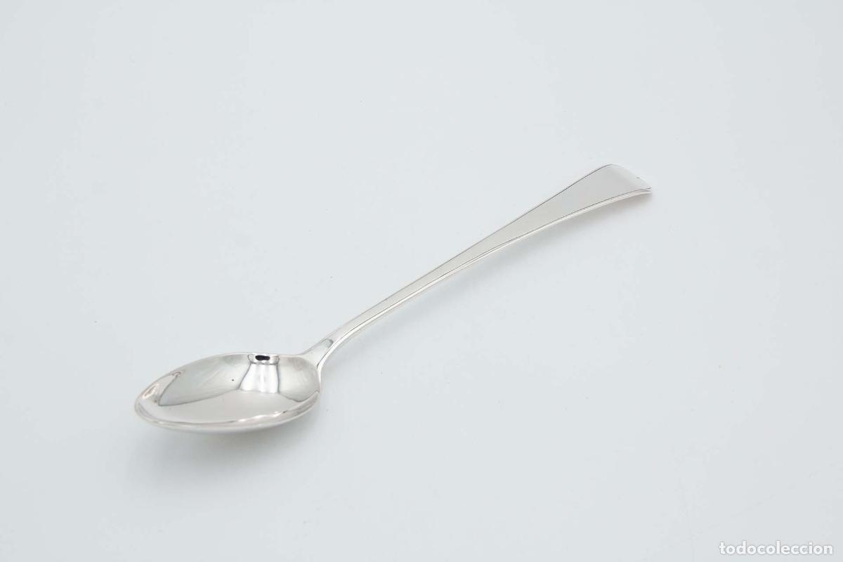 Antig&uuml;edades: cuchara de arroz de plata - Foto 1