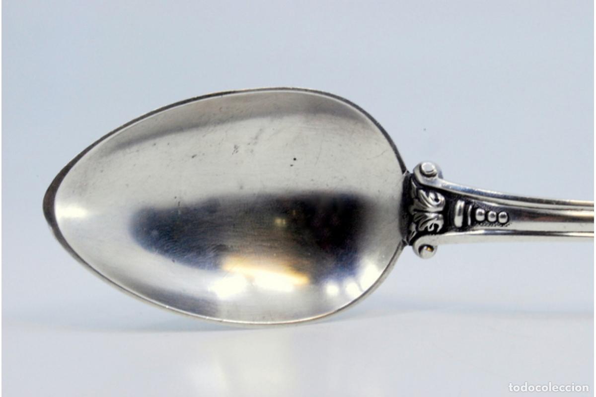 Antig&uuml;edades: Cuchara de plata para servir arroz - Foto 2