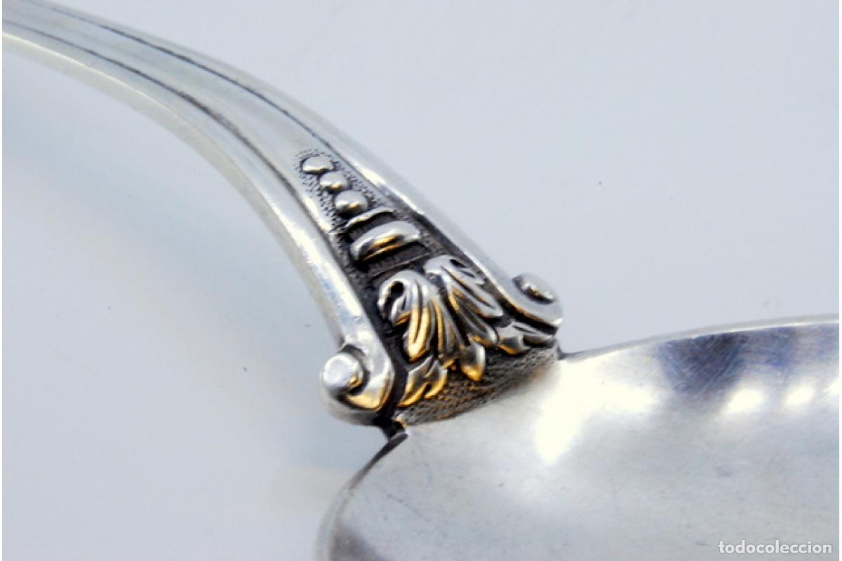Antig&uuml;edades: Cuchara de plata para servir arroz - Foto 5