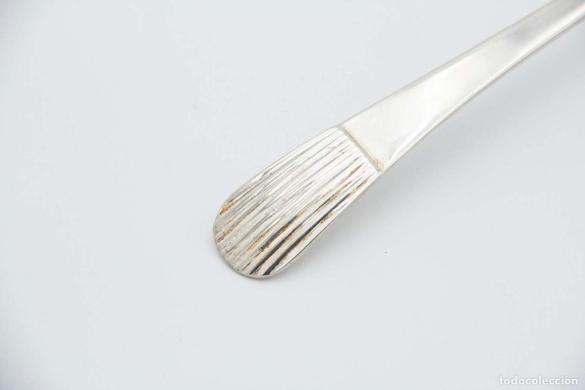 Antig&uuml;edades: Cuchar&oacute;n de sopa de plata - Foto 2