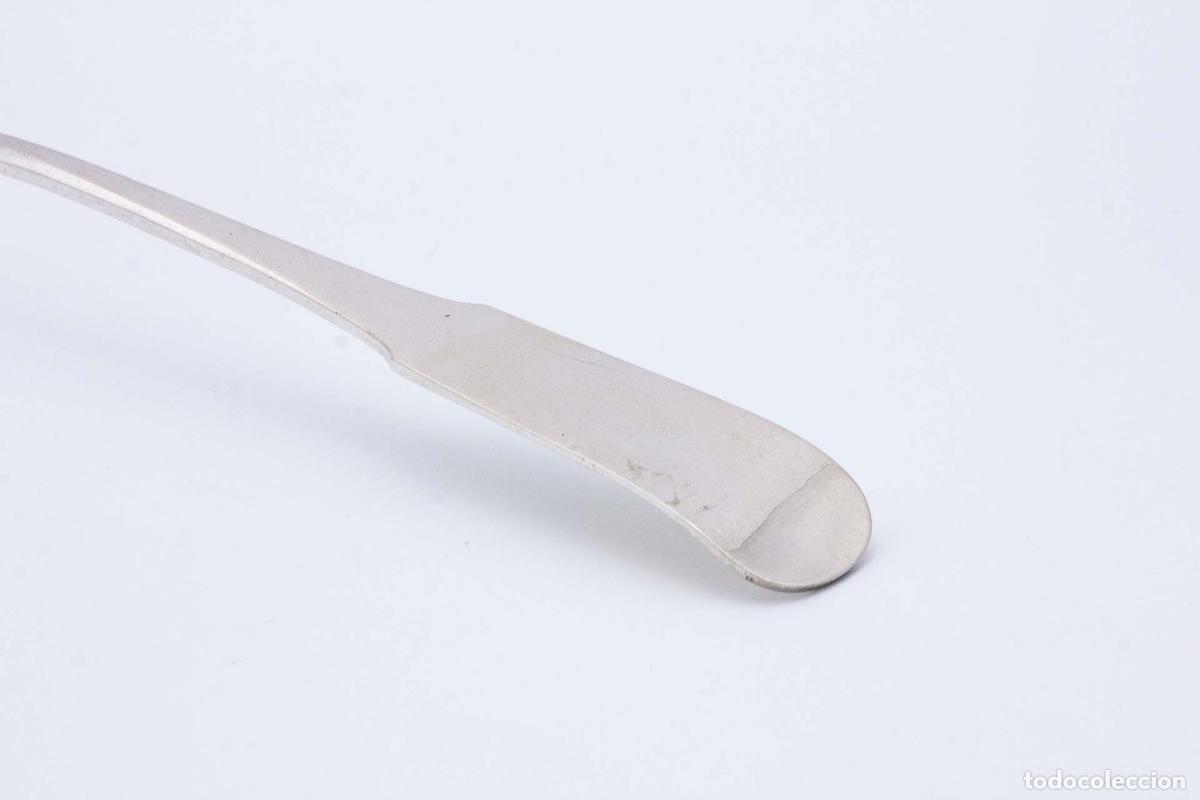 Antig&uuml;edades: Cuchar&oacute;n de sopa de plata - Foto 2
