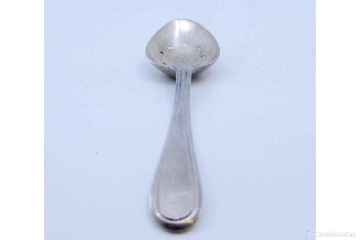 Antig&uuml;edades: cuchara de plata para aceitunas - Foto 8
