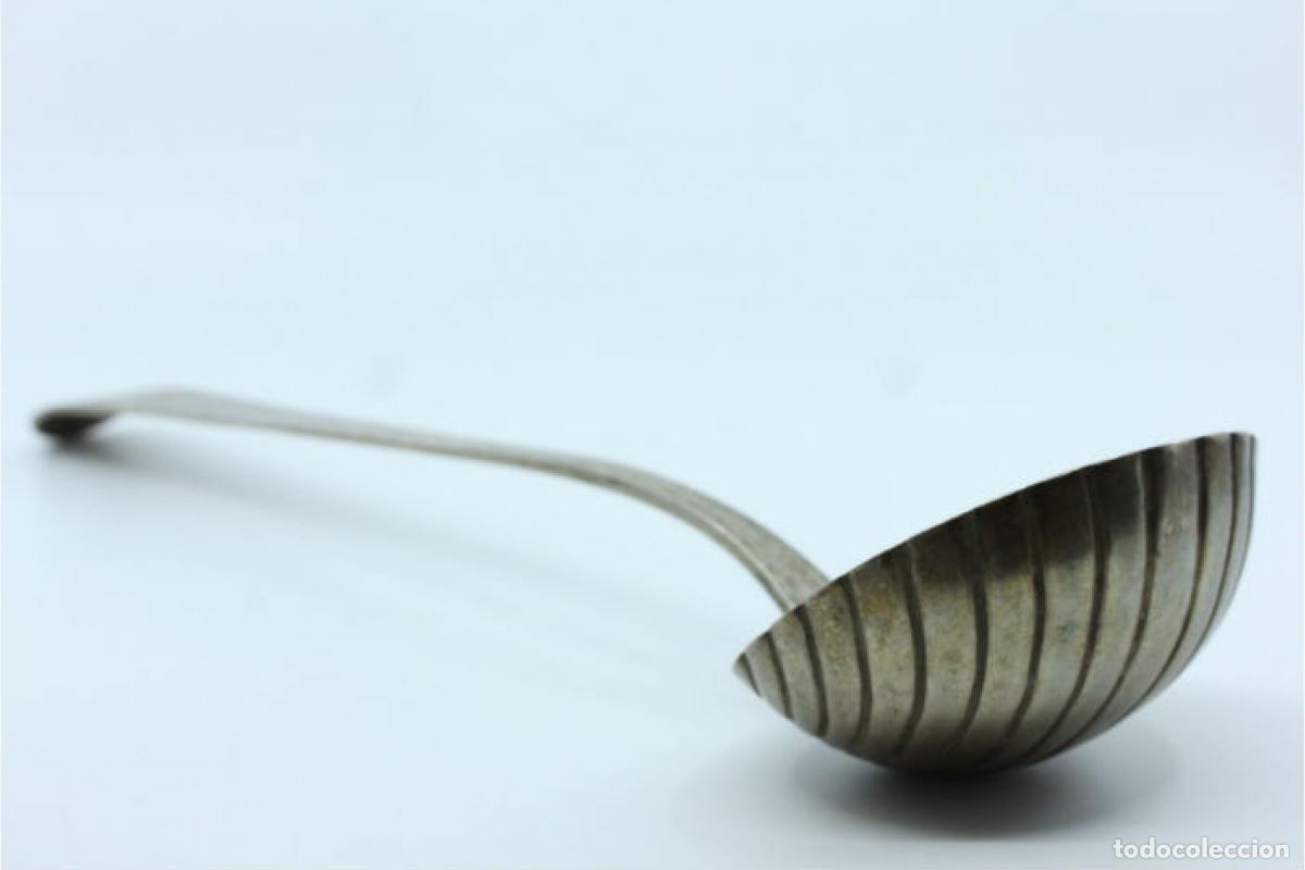 Antig&uuml;edades: Cuchar&oacute;n de sopa de plata - Foto 5