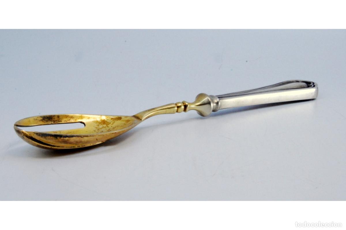 Antig&uuml;edades: cuchara de espagueti de plata - Foto 3