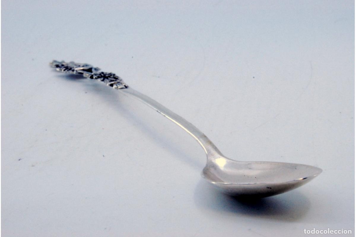 Antig&uuml;edades: Cuchara de plata para servir bebidas - Foto 3