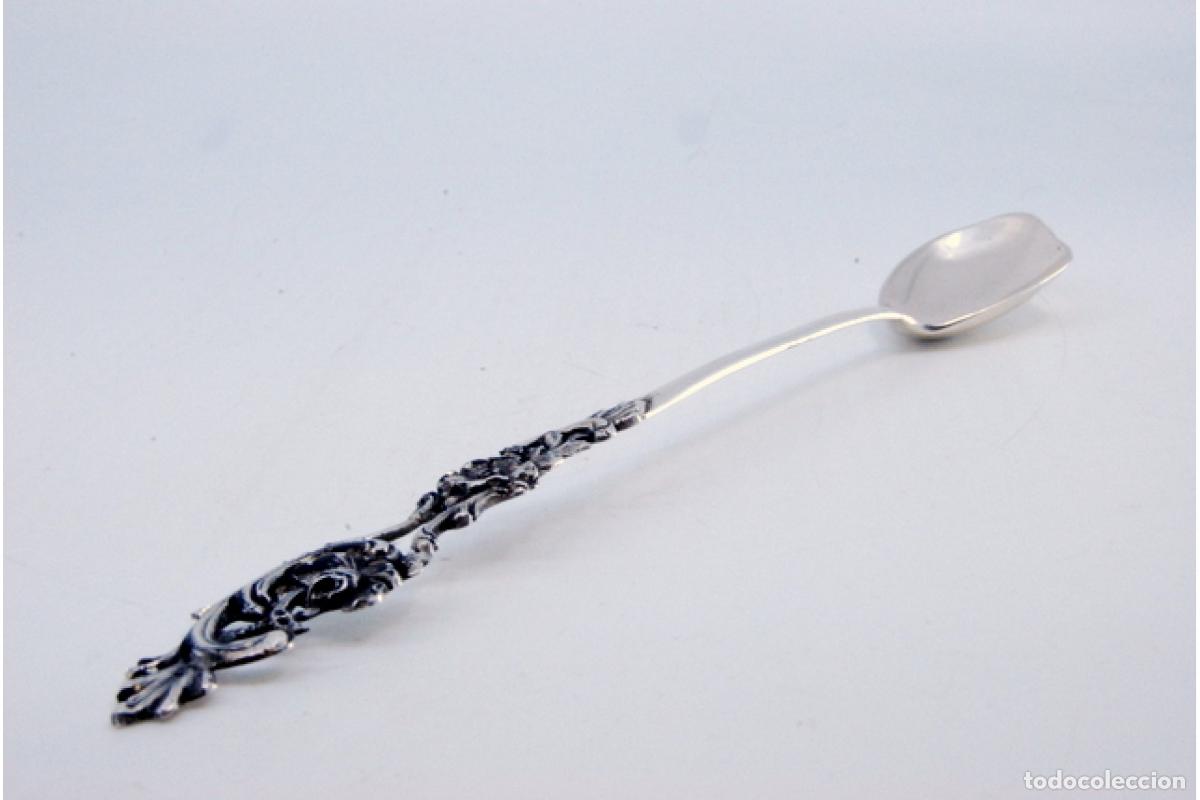 Antig&uuml;edades: Cuchara de plata para servir bebidas - Foto 5