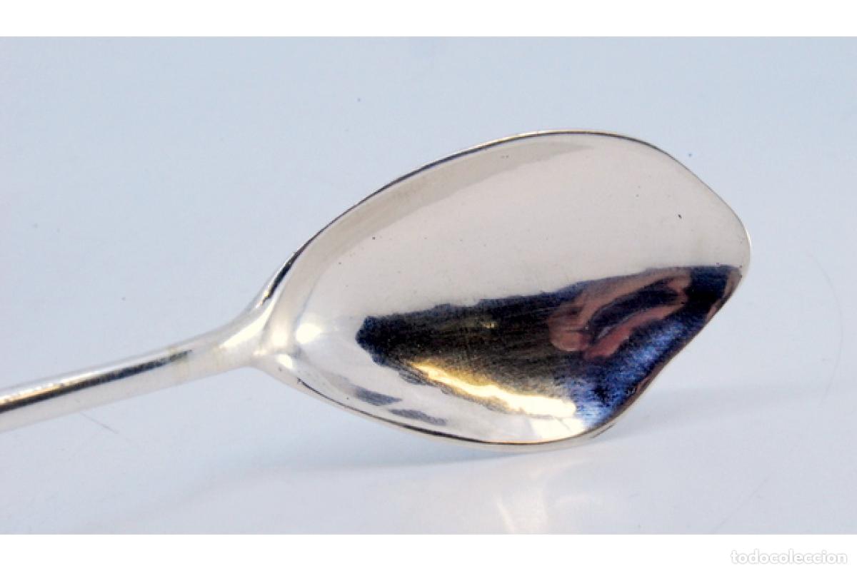 Antig&uuml;edades: Cuchara de plata para servir bebidas - Foto 7