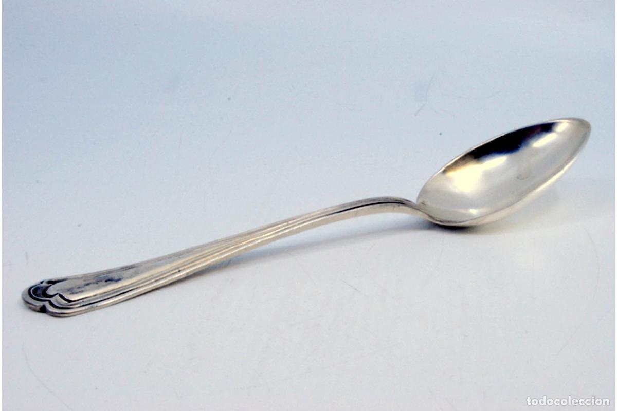 Antig&uuml;edades: Cuchara de plata para servir arroz - Foto 2