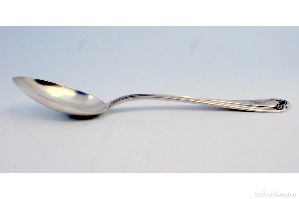 Antig&uuml;edades: Cuchara de plata para servir arroz - Foto 3