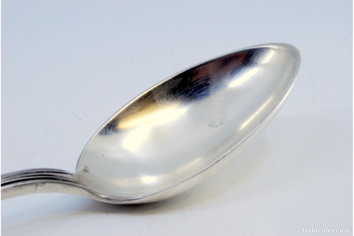 Antig&uuml;edades: Cuchara de plata para servir arroz - Foto 5