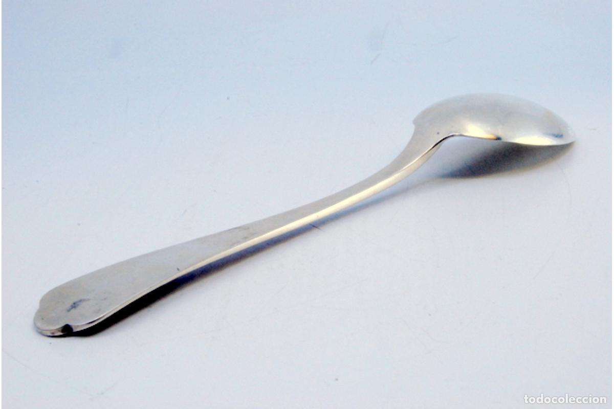 Antig&uuml;edades: Cuchara de plata para servir arroz - Foto 6