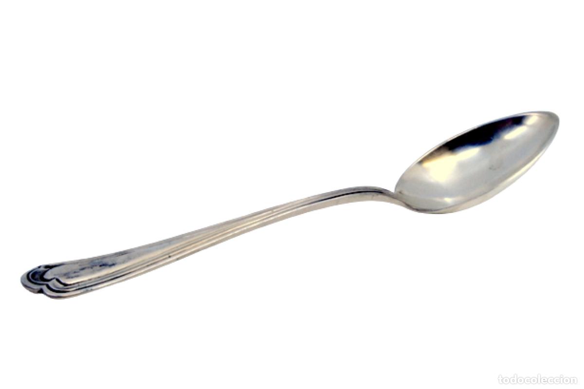 Antig&uuml;edades: Cuchara de plata para servir arroz - Foto 1