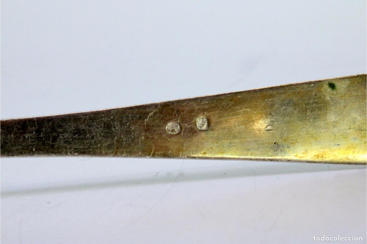 Antig&uuml;edades: Cuchara de plata para servir arroz - Foto 2
