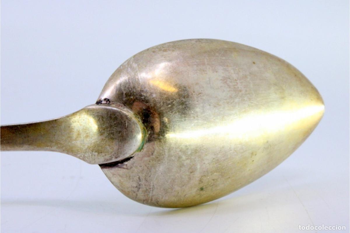 Antig&uuml;edades: Cuchara de plata para servir arroz - Foto 3