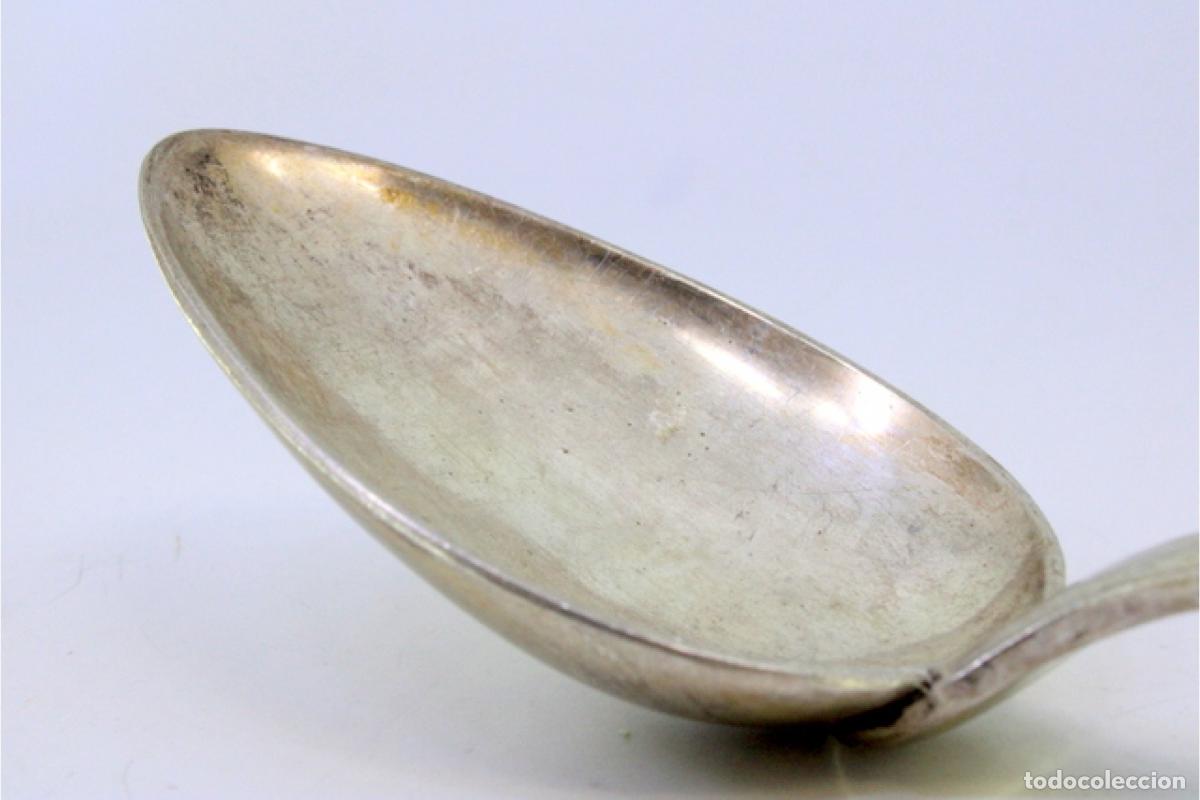 Antig&uuml;edades: Cuchara de plata para servir arroz - Foto 4