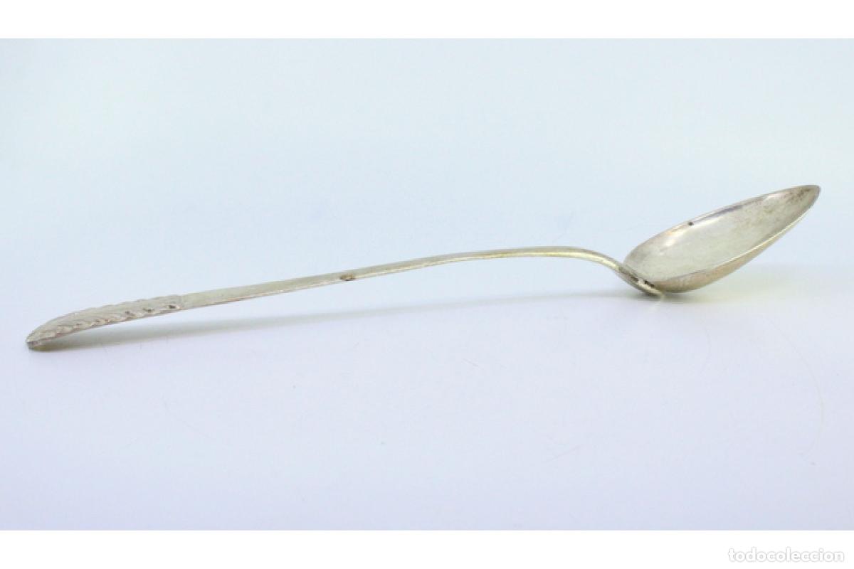 Antig&uuml;edades: Cuchara de plata para servir arroz - Foto 5