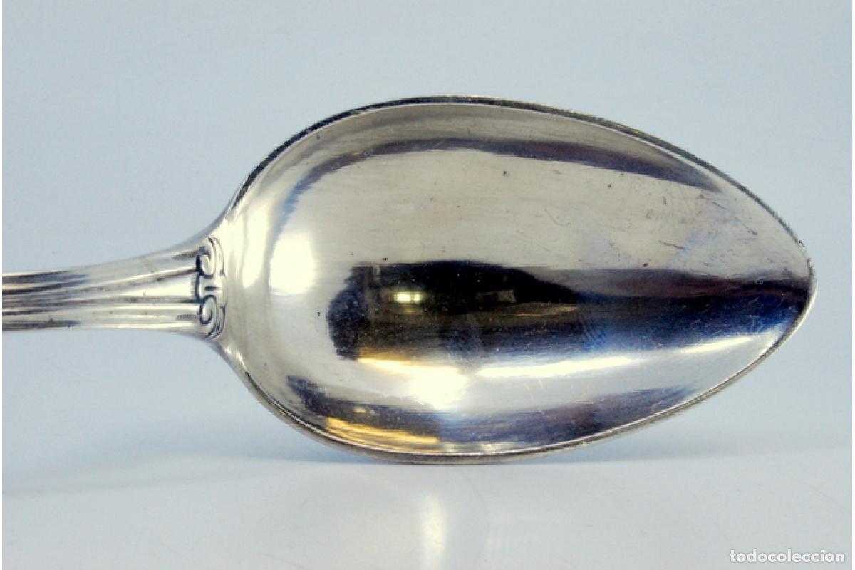 Antig&uuml;edades: Cuchara de plata para servir arroz - Foto 4