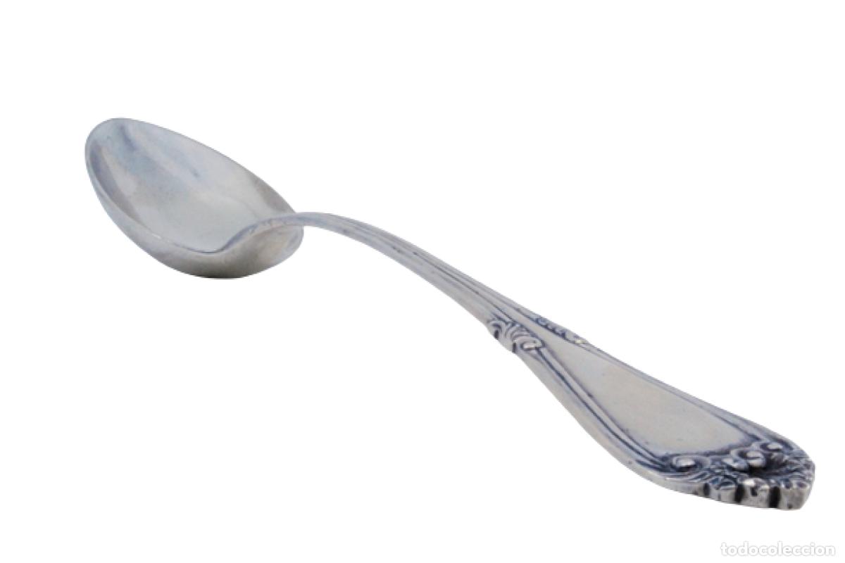 Antig&uuml;edades: Cuchara de plata para servir arroz - Foto 1
