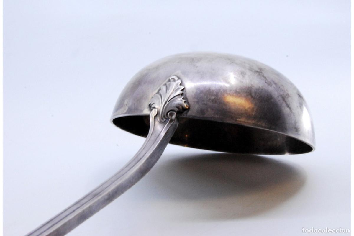 Antig&uuml;edades: Cuchar&oacute;n de sopa de plata - Foto 9
