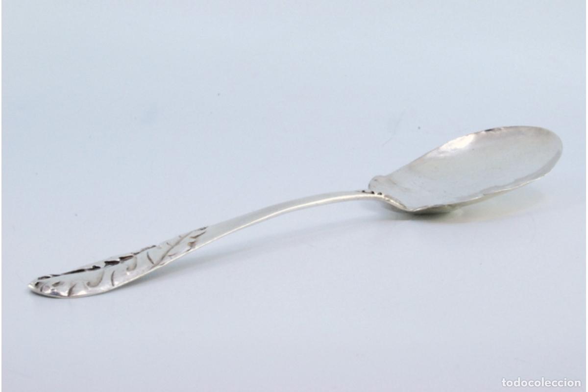Antig&uuml;edades: Cuchara de helado de plata - Foto 6