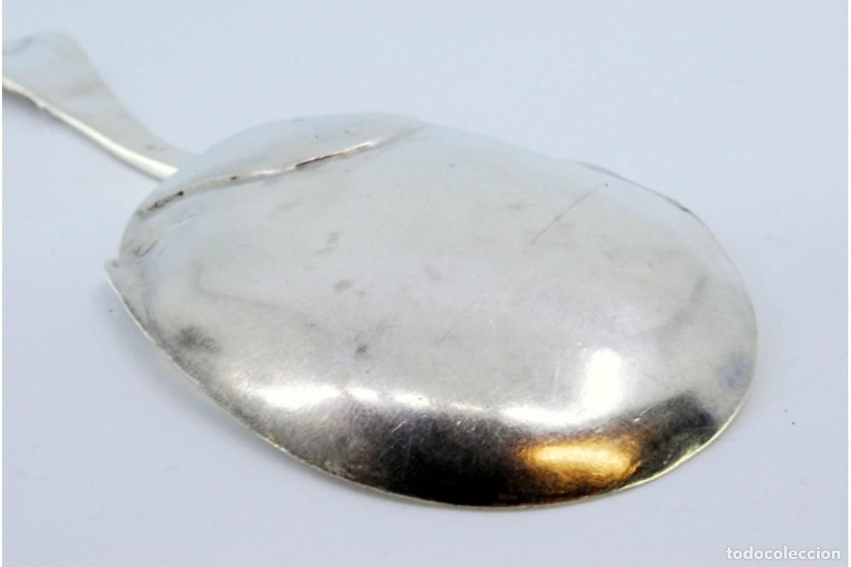 Antig&uuml;edades: Cuchara de helado de plata - Foto 8