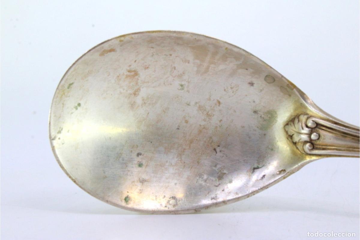 Antig&uuml;edades: Cuchara de plata para servir arroz - Foto 2