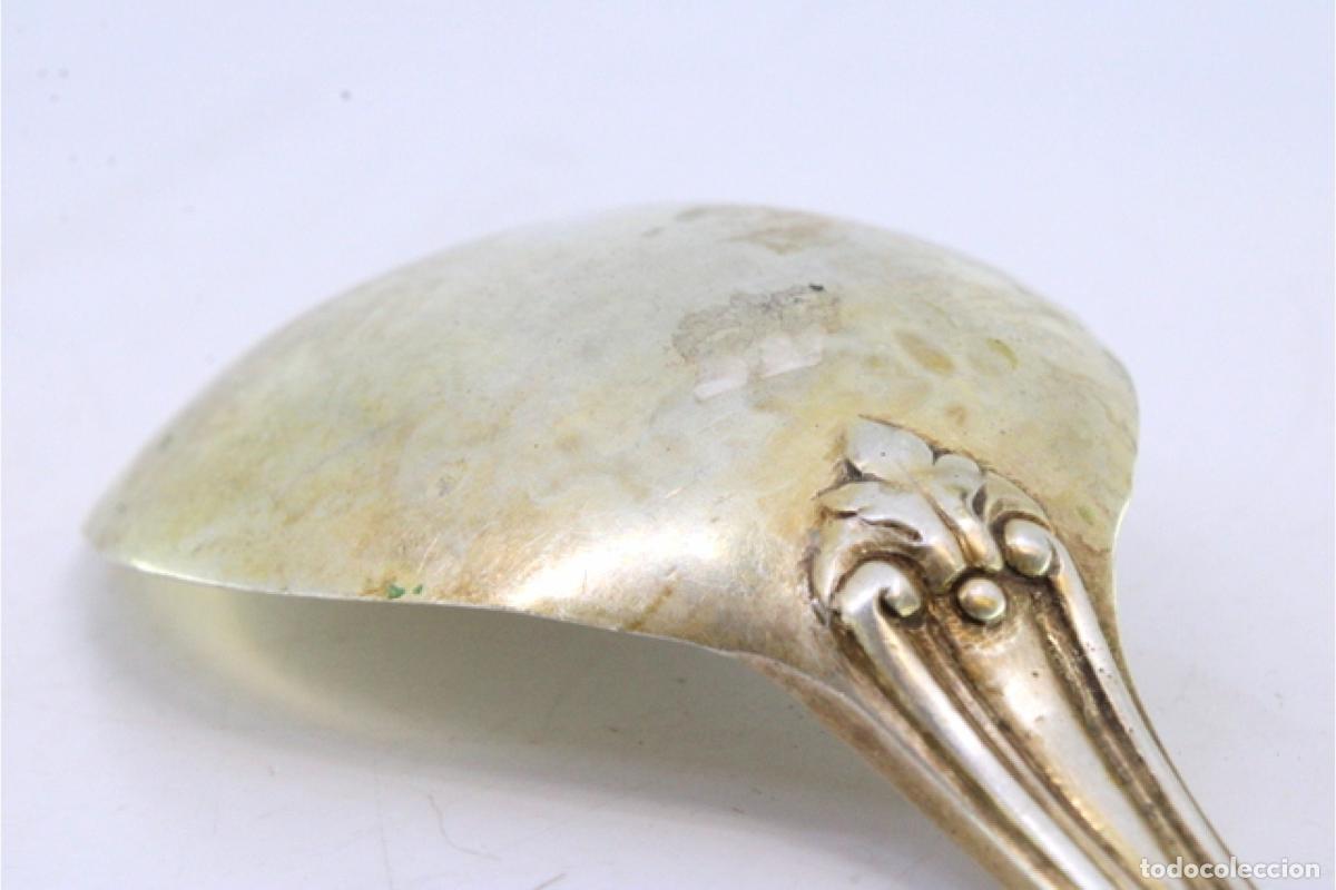 Antig&uuml;edades: Cuchara de plata para servir arroz - Foto 4