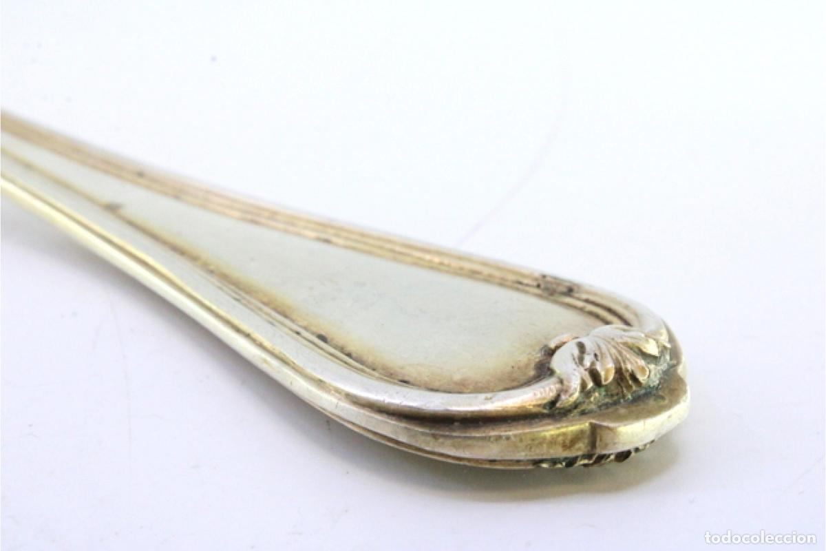 Antig&uuml;edades: Cuchara de plata para servir arroz - Foto 5