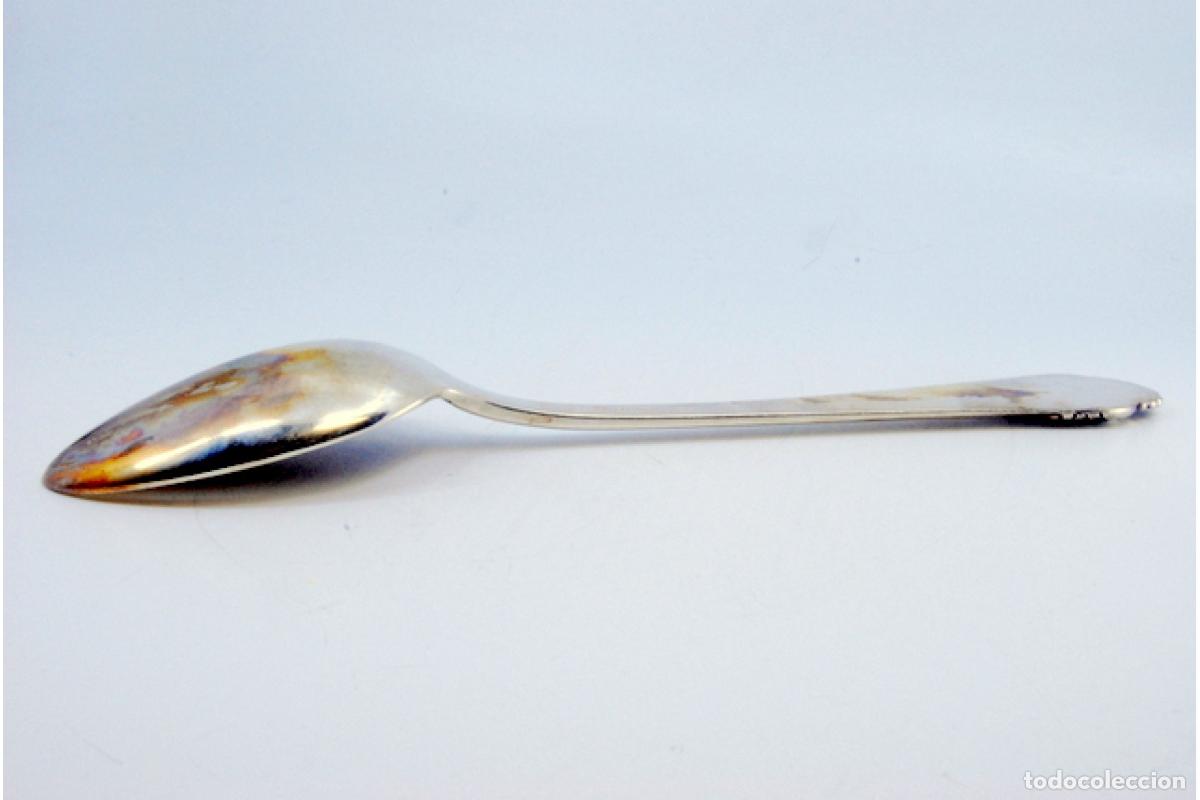 Antig&uuml;edades: Cuchara de plata para servir arroz - Foto 7