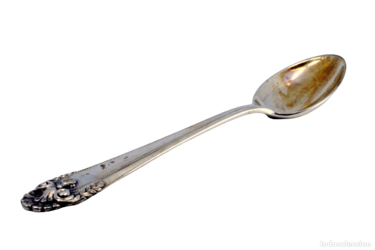 Antig&uuml;edades: Cuchara de plata para servir arroz - Foto 1