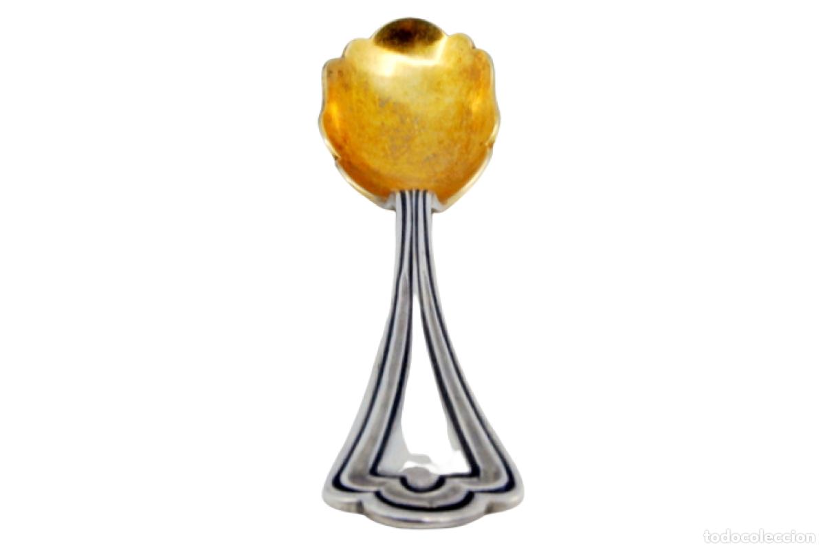 Antig&uuml;edades: cuchara de fruta de plata - Foto 1