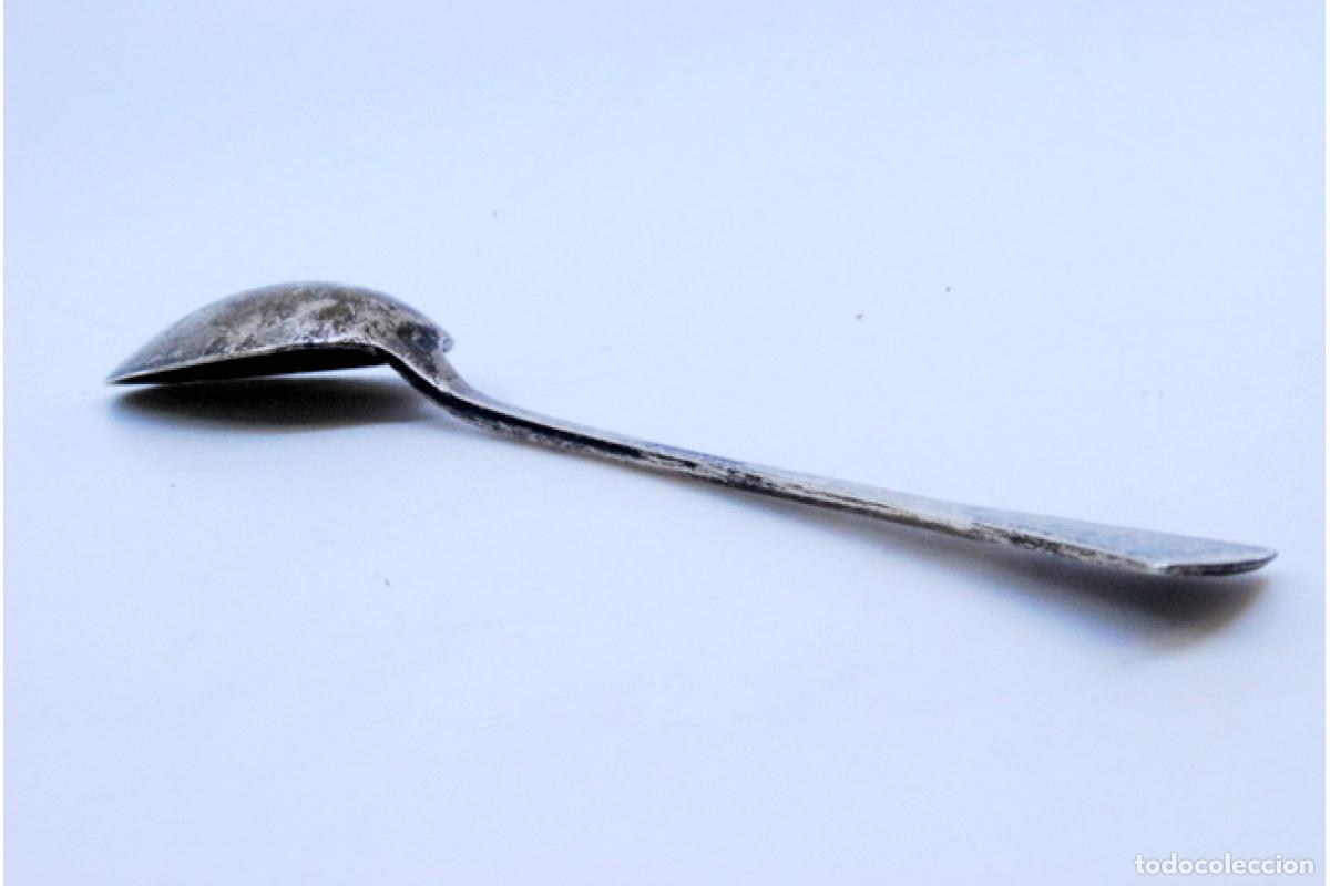 Antig&uuml;edades: Cuchara de plata - S&iacute;mbolo de Birmingham - Foto 2