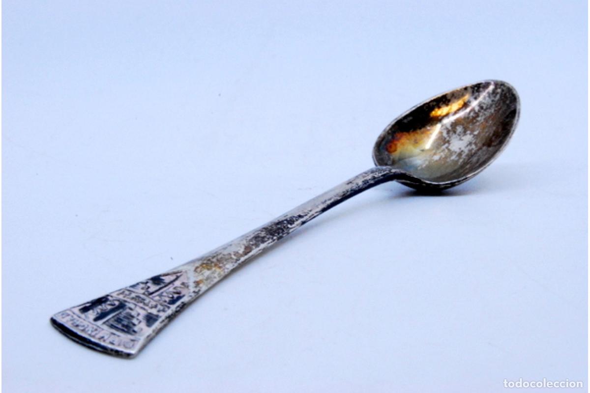Antig&uuml;edades: Cuchara de plata - S&iacute;mbolo de Birmingham - Foto 4