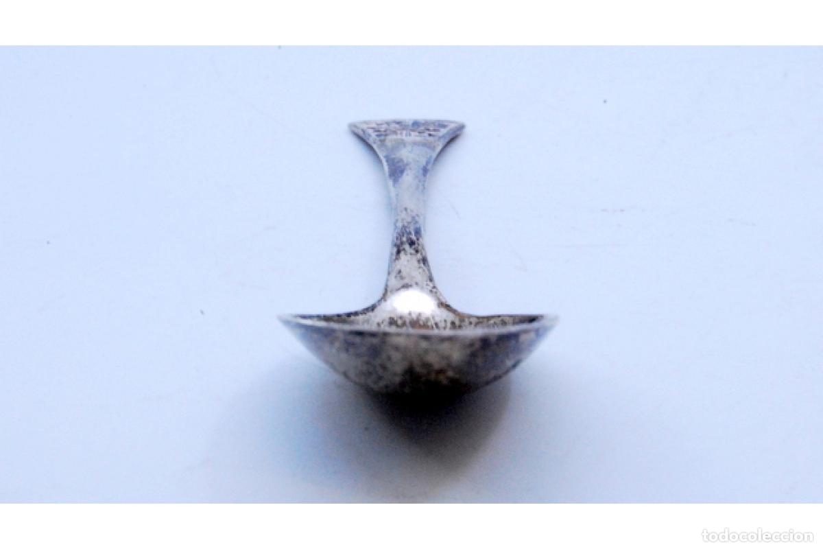 Antig&uuml;edades: Cuchara de plata - S&iacute;mbolo de Birmingham - Foto 6