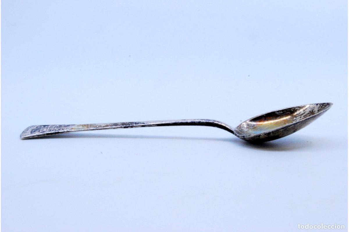 Antig&uuml;edades: Cuchara de plata - S&iacute;mbolo de Birmingham - Foto 7