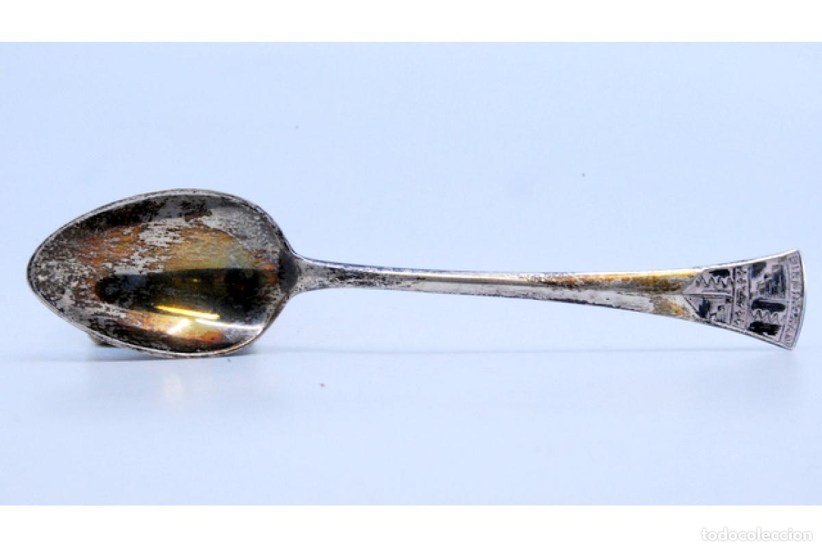 Antig&uuml;edades: Cuchara de plata - S&iacute;mbolo de Birmingham - Foto 8
