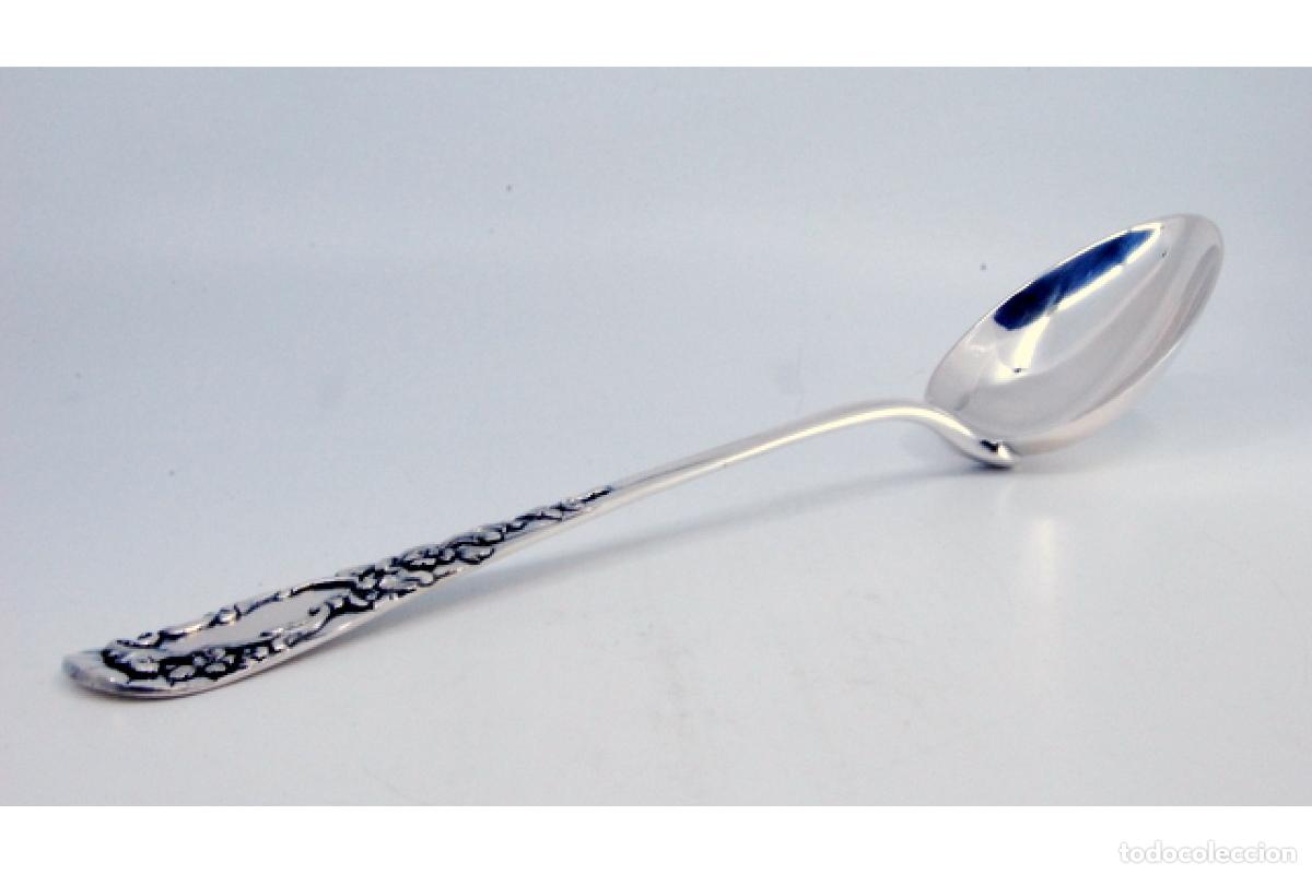 Antig&uuml;edades: Cuchara de plata para servir arroz - Foto 4