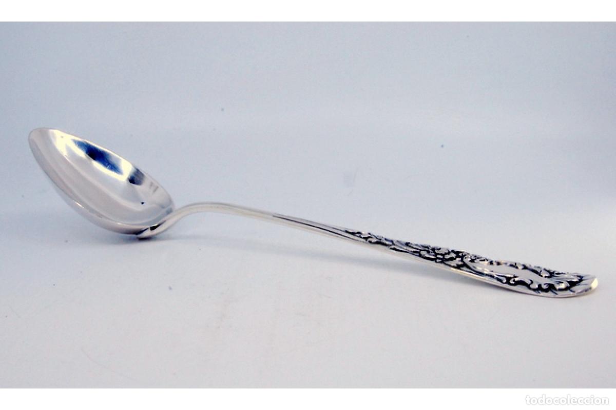 Antig&uuml;edades: Cuchara de plata para servir arroz - Foto 7