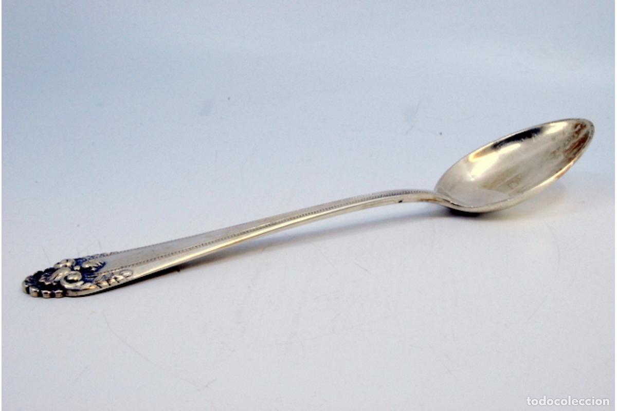Antig&uuml;edades: Cuchara de plata para servir arroz - Foto 3